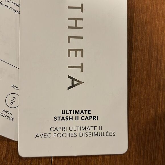 NWT Athleta Ultimate Stash II Capri Size Small Petite. - Picture 5 of 10